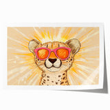 Cool Cheetah Girls Room Wall Art – Nursery & Kids Room Art Print