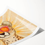 Cool Cheetah Girls Room Wall Art – Nursery & Kids Room Art Print