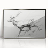 Framed acrylic artwork showcasing an abstract figurative design in silver tones, perfect for modern decor. The piece features dynamic shapes and a sleek finish, adding a contemporary touch to any room. Ideal for art enthusiasts seeking to enhance their space with unique, eye-catching decor.