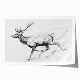 Abstract figurative rolled print showcasing vibrant colors and dynamic shapes, perfect for modern home decor; securely packaged in a protective cardboard tube.