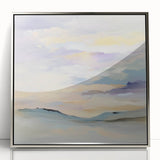 Minimalist Abstract Wall Art – Pastel Modern Landscape Canvas