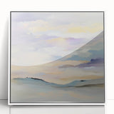 Minimalist Abstract Wall Art – Pastel Modern Landscape Canvas