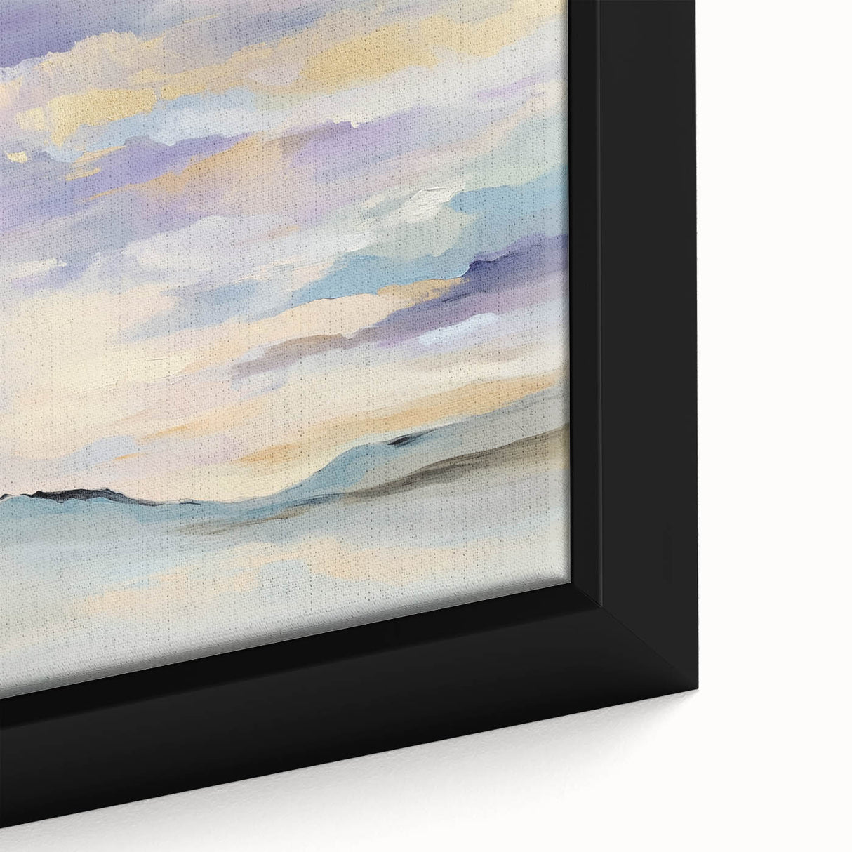 Minimalist Abstract Wall Art – Pastel Modern Landscape Canvas