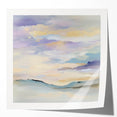 Minimalist Abstract Wall Art – Pastel Modern Landscape Canvas