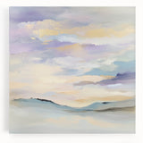 Minimalist Abstract Wall Art – Pastel Modern Landscape Canvas