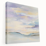 Minimalist Abstract Wall Art – Pastel Modern Landscape Canvas