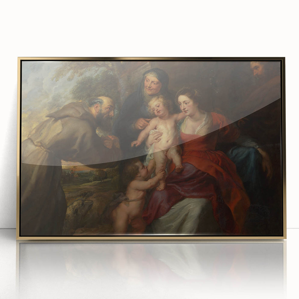 Baroque and Rococo Wall Art - Adoration of the Christ Child - Print