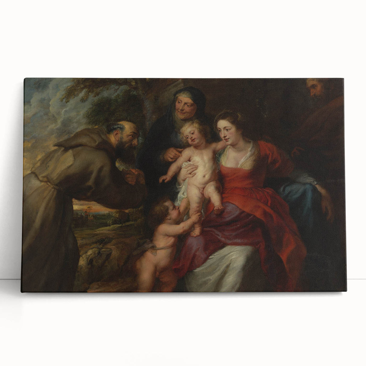 Baroque and Rococo Wall Art - Adoration of the Christ Child - Print