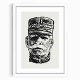 Expressionist Art - Portrait of General Joffre Abstract Wall Art