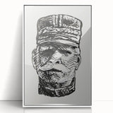 Expressionist Art - Portrait of General Joffre Abstract Wall Art