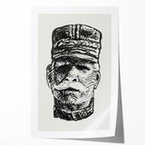 Expressionist Art - Portrait of General Joffre Abstract Wall Art