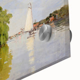 Impressionist Landscape Wall Art - Houses on the Achterzaan by Monet