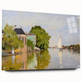 Impressionist Landscape Wall Art - Houses on the Achterzaan by Monet