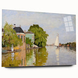 Impressionist Landscape Wall Art - Houses on the Achterzaan by Monet