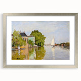 Impressionist Landscape Wall Art - Houses on the Achterzaan by Monet