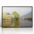 Impressionist Landscape Wall Art - Houses on the Achterzaan by Monet