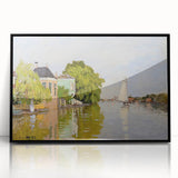 Impressionist Landscape Wall Art - Houses on the Achterzaan by Monet