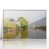 Impressionist Landscape Wall Art - Houses on the Achterzaan by Monet