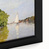 Impressionist Landscape Wall Art - Houses on the Achterzaan by Monet