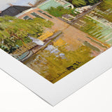 Impressionist Landscape Wall Art - Houses on the Achterzaan by Monet