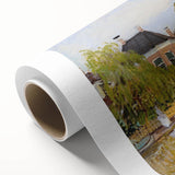 Impressionist Landscape Wall Art - Houses on the Achterzaan by Monet