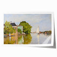 Impressionist Landscape Wall Art - Houses on the Achterzaan by Monet