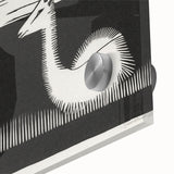 Modern Gazelle Wall Art - Minimalist Black and White Contemporary Decor