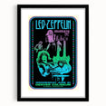 Led Zeppelin 1972 North American Tour Poster | Retro Music Wall Art