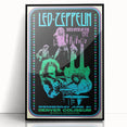 Led Zeppelin 1972 North American Tour Poster | Retro Music Wall Art