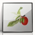 Detailed Art Realism - Vintage Plum Botanical Wall Art Print