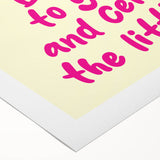 Inspirational Girls Room Wall Art – Nursery & Kids Room Art Print