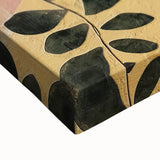 Large art depicting a black and white landscape painting on stretched canvas, suitable for bedroom wall decor.