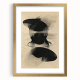 Contemporary Dining Art Pieces – Abstract Black & White Decor