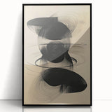 Contemporary Dining Art Pieces – Abstract Black & White Decor