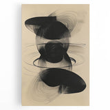 Contemporary Dining Art Pieces – Abstract Black & White Decor