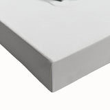 Close-up of an abstract figurative stretched canvas painting showcasing vibrant colors and intricate details, perfect for modern home decor and artistic expression.