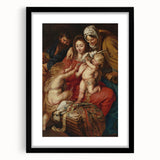 Baroque and Rococo Wall Art - The Holy Family with St. John - Print
