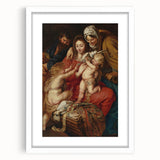 Baroque and Rococo Wall Art - The Holy Family with St. John - Print