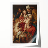Baroque and Rococo Wall Art - The Holy Family with St. John - Print