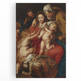 Baroque and Rococo Wall Art - The Holy Family with St. John - Print