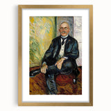 Expressionist Art - Portrait of Gustaf Schiefler Abstract Wall Art