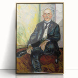 Expressionist Art - Portrait of Gustaf Schiefler Abstract Wall Art