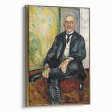 Expressionist Art - Portrait of Gustaf Schiefler Abstract Wall Art