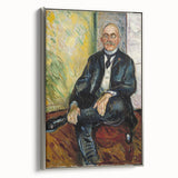 Expressionist Art - Portrait of Gustaf Schiefler Abstract Wall Art