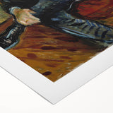 Expressionist Art - Portrait of Gustaf Schiefler Abstract Wall Art