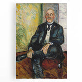 Expressionist Art - Portrait of Gustaf Schiefler Abstract Wall Art