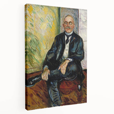 Expressionist Art - Portrait of Gustaf Schiefler Abstract Wall Art