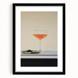 Extra large abstract art print with vibrant colors and textured design on a black framed canvas, ideal for living room decor.