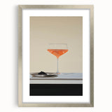 Textured abstract art print in silver frame, featuring dynamic swirls in muted grays, ideal for bedroom wall decor.