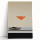 Large black and white stretched canvas featuring assorted kitchen utensils, ideal for kitchen wall art.